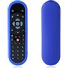 JKZTJOF Custodia protettiva in silicone blu con cinturino per telecomando Sky Q Touch e non-touch, antiurto, anti-sporco, per telecomando Sky Glass/Stream TV
