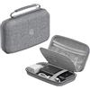enablink Organizer elettronico impermeabile per cavi, borsa portatile a doppio strato, per power bank, caricabatterie, hard disk, accessori per cellulare, cuffie, schede SD, grigio, 1 PCS
