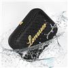 Lonzuer Leap Altoparlanti Portatili Wireless Bluetooth-Piccolo Altoparlante Da doccia IPX7,Display Della Batteria,Suono Stereo,TWS,CHIAMATE Con Cinturino Di Montaggio Per Ciclismo,Sport,Viaggi,Campeggio-Nero