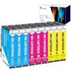 Vintella Compatibile 604XL Cartucce Sostituzione per Cartucce 604XL Epson Multipack Compatibili per XP-2200 XP-2205 XP-3200 XP-3205 XP-4200 XP-4205 WF-2910 WF-2930 WF-2935 WF-2950 WF-2910DWF(9 Pezzi)