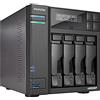 Asustor Lockerstor 4 AS6604T - Case per archiviazione di rete a 4 bay NAS - Quad Core 2.0 GHz, CPU 4 GB di RAM DDR4, M.2 NVMe SSD