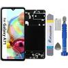 It'Go Full INCELL Display per Samsung A71 A715 LCD Schermo di Ricambio Touch Screen con Strumento Nero con Telaio di Alta Qualità