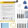 Fuworance Batteria di ricambio B-S2, 5000 mAh, 3,87 V, compatibile con Vivo Y33S V2109, batteria agli ioni di litio, cassetta degli attrezzi