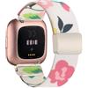 chinbersky Cinturino Elastico Compatibile con Fitbit Versa 2 Cinturino/Fitbit Versa Cinturino Uomo Donna, con chiusura magnetica Tessuto di nylon Cinturino per Fitbit Versa 2/Versa/Versa Lite/SE