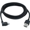 System-S - Cavo Mini USB con Angolo di 90°, 2 m
