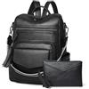 Shrrie zaino per le donne viaggiare, convertibile Crossbody borsa a spalla per le donne con cintura regolabile per il lavoro College