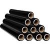 OFITURIA Pellicola nera per imballaggio da 50 cm x 200 metri di lunghezza - rotolo di pellicola elastica manuale per imballaggio industriale - 10 unità
