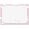 SIGEL HO925 Sottomano in carta «Kawaii Friends», formato A3, 80 g/m² FSC, blocco a strappo, antiscivolo | per disegnare, scrivere e lavoretti creativi | nero/bianco/rosa, 30 fogli