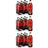 Coca-Cola Zero Zuccheri - 6 Bottiglie da 1 L, Tutto il Gusto della Formula Coca-Cola Senza Calorie, in bottiglia PET 100% Riciclabile, Bevanda Analcolica con Edulcoranti (Confezione da 3)