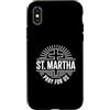 Saint Martha Pray For Us Christian Inter Custodia per iPhone X/XS Santa Marta Patrona Dell'ospitalità Devozione Cattolica