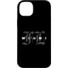 LEVART Travel City Minimal Florida Ameri Custodia per iPhone 14 Plus Miami FL Florida vintage