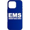 EMS FIRST RESPONDER UNIFORM COSTUME APPA Custodia per iPhone 16 Pro SERVIZI MEDICI DI EMERGENZA SME PARAMEDICO EMT STELLA DELLA VITA