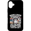 Ragdoll Cat Mom Reading Book Lover Custodia per iPhone 16 Plus Book Lover Ragdoll Mom Solo un altro capitolo con il mio gatto