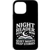 Book Mom Night Reader Quiet Reading Love Custodia per iPhone 13 Pro Max Libro per lettori notturni Mom Quiet Nights Deep Stories