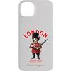 Dogs & Coffee Designs Custodia per iPhone 14 Plus Jack-Russel-Terrier - Cane London King's Guard Bandiera Inghilterra