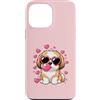Shih Tzu Kisses Co Custodia per iPhone 13 Pro Max Carino Shih Tzu Cuore Occhiali da sole San Valentino Puppy Love