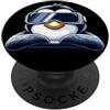 Virtual Penguin Gaming Art Designs Cool Cartoon Penguin VR Gamer Rilassante Design PopSockets PopGrip Adesivo