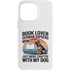 Reading German Shepherd Mom Book Lover D Custodia per iPhone 14 Pro Max Amante dei libri Pastore Tedesco Mamma Capitolo Con Il Mio Cane