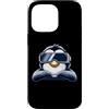 Virtual Penguin Gaming Art Designs Custodia per iPhone 14 Pro Max Cool Cartoon Penguin VR Gamer Rilassante Design