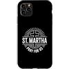 Saint Martha Pray For Us Christian Inter Custodia per iPhone 11 Pro Max Santa Marta Patrona Dell'ospitalità Devozione Cattolica