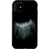 Nature Lover Outdoor Forest Wildlife Tre Custodia per iPhone 11 Strati della foresta Natura All'aperto Fauna Selvat