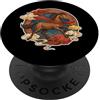 chinese zodiac horse year lunar calendar Zodiaco cinese Cavallo Lunare PopSockets PopGrip Adesivo