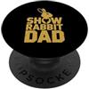 Livestock Show Gifts | Rabbit Show Gifts Mostra Coniglio Mostra Bestiame Spettacolo Papà Coniglio PopSockets PopGrip Adesivo