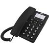 SPC Original - Telefono fisso da tavolo o da parete, con tasti grandi e di facile utilizzo, 3 memorie dirette, volume suoneria extra forte, funzione di ricomposizione - Nero
