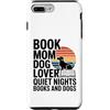 Reading Dog Lover Mom Quiet Custodia per iPhone 7 Plus/8 Plus Prenota Mamma Amante Del Cane Notti Tranquille Libri E Cani