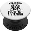 Fun Saint Bernard Dogs Fun Saint Bernard San Bernardo Cane Divertente San Bernardo PopSockets PopGrip Adesivo