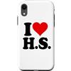 I HEART LOVE HS Custodia per iPhone XR AMO UN CUORE, LUI È