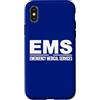 EMS FIRST RESPONDER UNIFORM COSTUME APPA Custodia per iPhone X/XS SERVIZI MEDICI DI EMERGENZA SME PARAMEDICO EMT STELLA DELLA VITA
