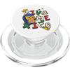 Luchador Wrestler Mexikaner Julib Fan Ki Lucha Libre Messico Wrestling Maschera Compleanno Vestito Ragazzo PopSockets PopGrip per MagSafe
