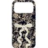 Watercolor Hearts Hugz Custodia per iPhone 17 Pro Max Chinoiserie Fiocco gotico scuro romantico nero floreale