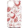 Pomegranate Fruit Floral Garden Aestheti Custodia per iPhone 13 Modello di frutta vintage con melograno botanico