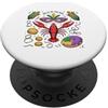 Bayou Bash Designs Belle of the Boil Mardi Gras Aragosti Design PopSockets PopGrip Adesivo