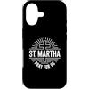 Saint Martha Pray For Us Christian Inter Custodia per iPhone 17 Santa Marta Patrona Dell'ospitalità Devozione Cattolica