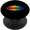 Nature Lover Outdoor Forest Wildlife Tre Alberi di riflessione della foresta variopinta natura all'aperto fauna PopSockets PopGrip Adesivo