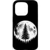 Nature Lover Outdoor Forest Wildlife Tre Custodia per iPhone 15 Pro Luna Foresta Natura Amante All'aperto Wildlife Alberi Paesaggio