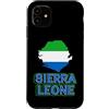 Sierra Leone African Heritage Clothing & Custodia per iPhone 11 Bandiera della Sierra Leone Patriottica Uomini Donne Bambini Leone