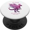 A Look into the Future Designs Uno sguardo al futuro Cyber SciFi Dinosaur Design PopSockets PopGrip Adesivo