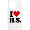 I HEART LOVE HS Custodia per iPhone 15 Pro Max AMO UN CUORE, LUI È