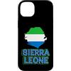 Sierra Leone African Heritage Clothing & Custodia per iPhone 14 Plus Bandiera della Sierra Leone Patriottica Uomini Donne Bambini Leone