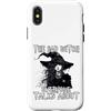 Strega gotica Witchcore Magia oscura Mis Custodia per iPhone X/XS Mistica strega gotica witchcore femminile oscura magia