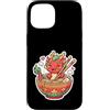 kawaii dragon eating ramen japanese food Custodia per iPhone 15 Carino Drago Mangiare Ramen Cib