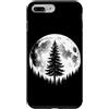 Nature Lover Outdoor Forest Wildlife Tre Custodia per iPhone 7 Plus/8 Plus Luna Foresta Natura Amante All'aperto Wildlife Alberi Paesaggio