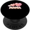 Mama Heart Cute Mom Life Trendy Mama Needs Coffee Cute Mom Caffeine Mothers Day Gift PopSockets PopGrip Adesivo