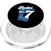 Roller Boy Birthday Tees Rollin' Into 7 Roller Skating Birthday 7th Boy Kids Skating PopSockets PopGrip per MagSafe