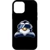 Virtual Penguin Gaming Art Designs Custodia per iPhone 12 mini Cool Cartoon Penguin VR Gamer Rilassante Design