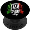 Summer Mexican Couples Matching Family M Nayarit México Souvenir Mexican Travel Vacation PopSockets PopGrip Adesivo